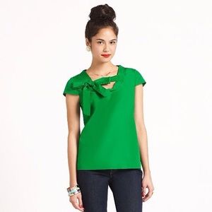 Kate Spade Mariel Top in Pine. NWT Size M